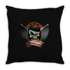 MANIAC OF SKULL Throw Pillow