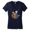 ded, dead, and deadly Women's V-Neck T-Shirt