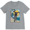 ride and surf V-Neck Tee