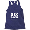 six pack coming soon mens Racerback Tank