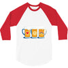 care beers 3/4 Sleeve Shirt
