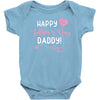 Happy Fathers Day Daddy Baby Bodysuit