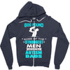 god found autism dad Zipper Hoodie