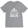 come on wales funny nations rugby V-Neck Tee