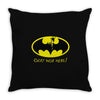 ozzy woz here Throw Pillow