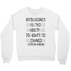 adapt or die encoded Crewneck Sweatshirt