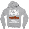 funny  built in the 50&rsquo;s, ideal gift or christmas present. Zipper Hoodie