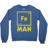 chemical element for iron man Crewneck Sweatshirt