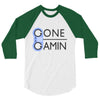 gone gamin logo 3/4 Sleeve Shirt