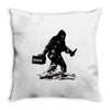 bigfoot Throw Pillow