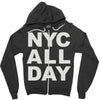 nyc all day Zipper Hoodie