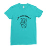 i'm this many Ladies Fitted T-Shirt