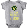 milk and eggs Baby Bodysuit
