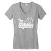 the dogfather Women's V-Neck T-Shirt