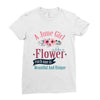 A June  Gir lLike A Flowers Ladies Fitted T-Shirt