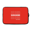 Good Morning Sunshine Laptop sleeve