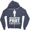 helicopter pilot in training Zipper Hoodie
