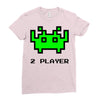 arcade player 2 Ladies Fitted T-Shirt