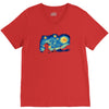 super starry night V-Neck Tee