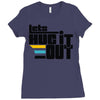 lets hug it out Ladies Fitted T-Shirt