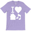i love house music dj baseball T-Shirt