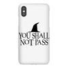 you shall not pass iPhoneX