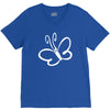 butterfly sticker vinyl V-Neck Tee