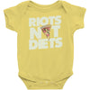 riots not diets Baby Bodysuit