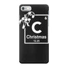 christmas periodic table of elements iPhone 7 Case