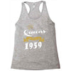 queens are born in 1959 Racerback Tank