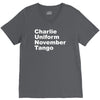 charlie uniform november tango V-Neck Tee