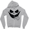 evil jack o' lantern scary Zipper Hoodie
