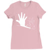 shadow puppet rabbit Ladies Fitted T-Shirt