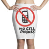 no cell phones Pencil Skirts