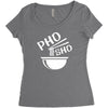 pho sho Women's Triblend Scoop T-shirt