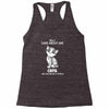 all i care about are cats and like 3 people Racerback Tank