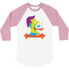 skate face 3/4 Sleeve Shirt