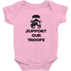 support our troops Baby Bodysuit