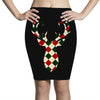 christmas deer Pencil Skirts