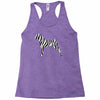 zebra pattern Racerback Tank