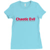 chaotic evil Ladies Fitted T-Shirt