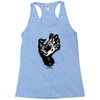 screaming hand werewolf Racerback Tank