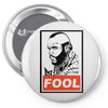 fool b.a. baracus Pin-back button