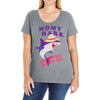 Mommy Shark -Shark Do Do Do Ladies Curvy T-Shirt