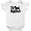 the dogfather beagle Baby Onesie