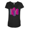 colorful nintendo Maternity Scoop Neck T-shirt