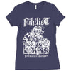 nihilist premature autopsy entombed Ladies Fitted T-Shirt