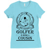 Golfer Cousin Ladies Fitted T-Shirt