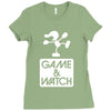 game &amp; watch tribute Ladies Fitted T-Shirt