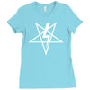 anton szandor lavey sigil Ladies Fitted T-Shirt